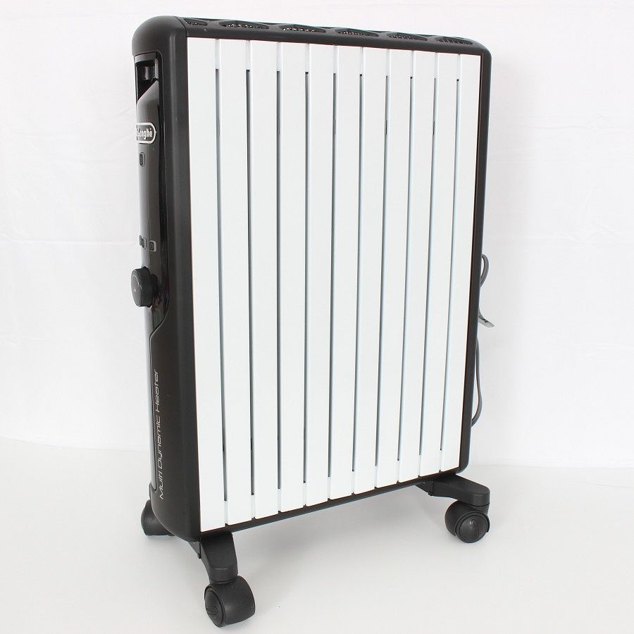 デロンギ マルチダイナミックヒーター MDHU15-BK 快適温度一定キープモデル 1500W 10～13畳 ピュアホワイト＋マットブラック ストーブ DeLonghi 本体