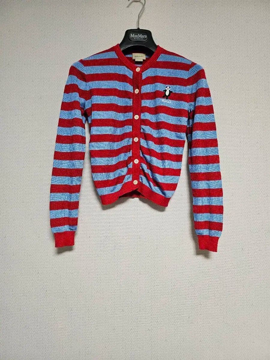 グッチ キッズ ストライプ カーディガン