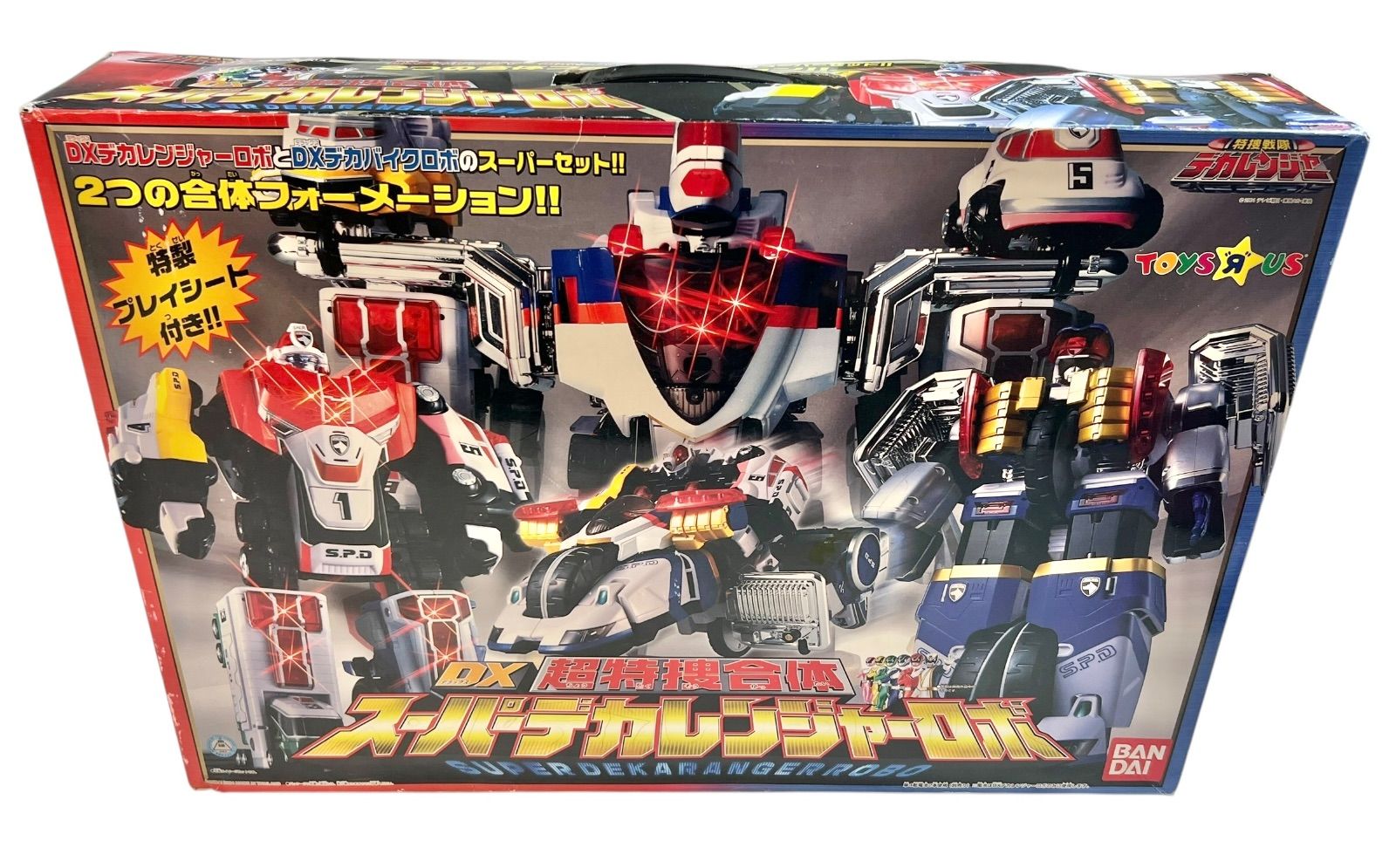 特捜戦隊デカレンジャー　DX特捜合体　デカウイングロボ　箱付　動作確認済 お値下げしました】特捜戦隊デカレンジャー DX特捜合体デカウイングロボ