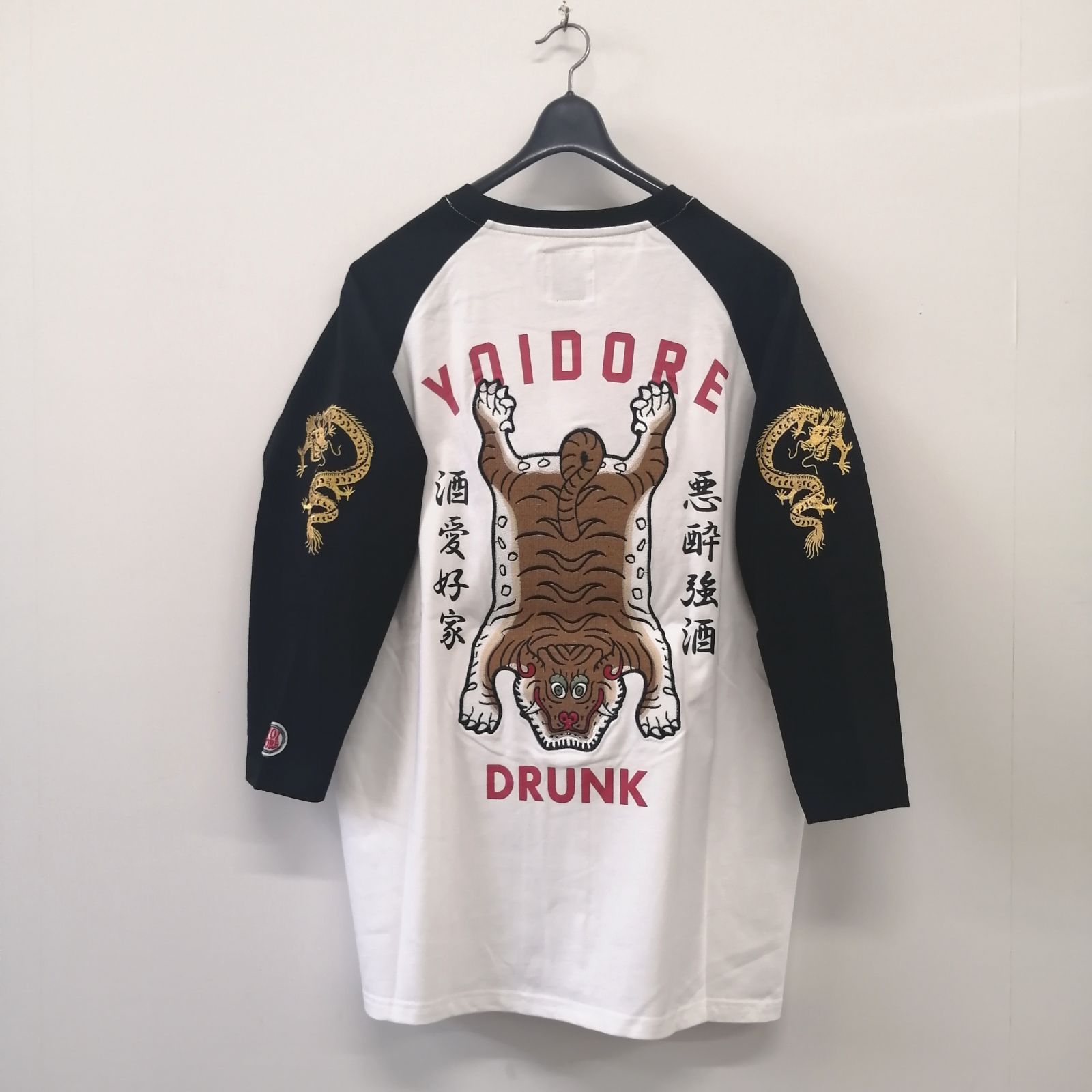 新作】【YOIDORE／酔いどれ・チベタンラグラン7分袖TEE（ホワイト 
