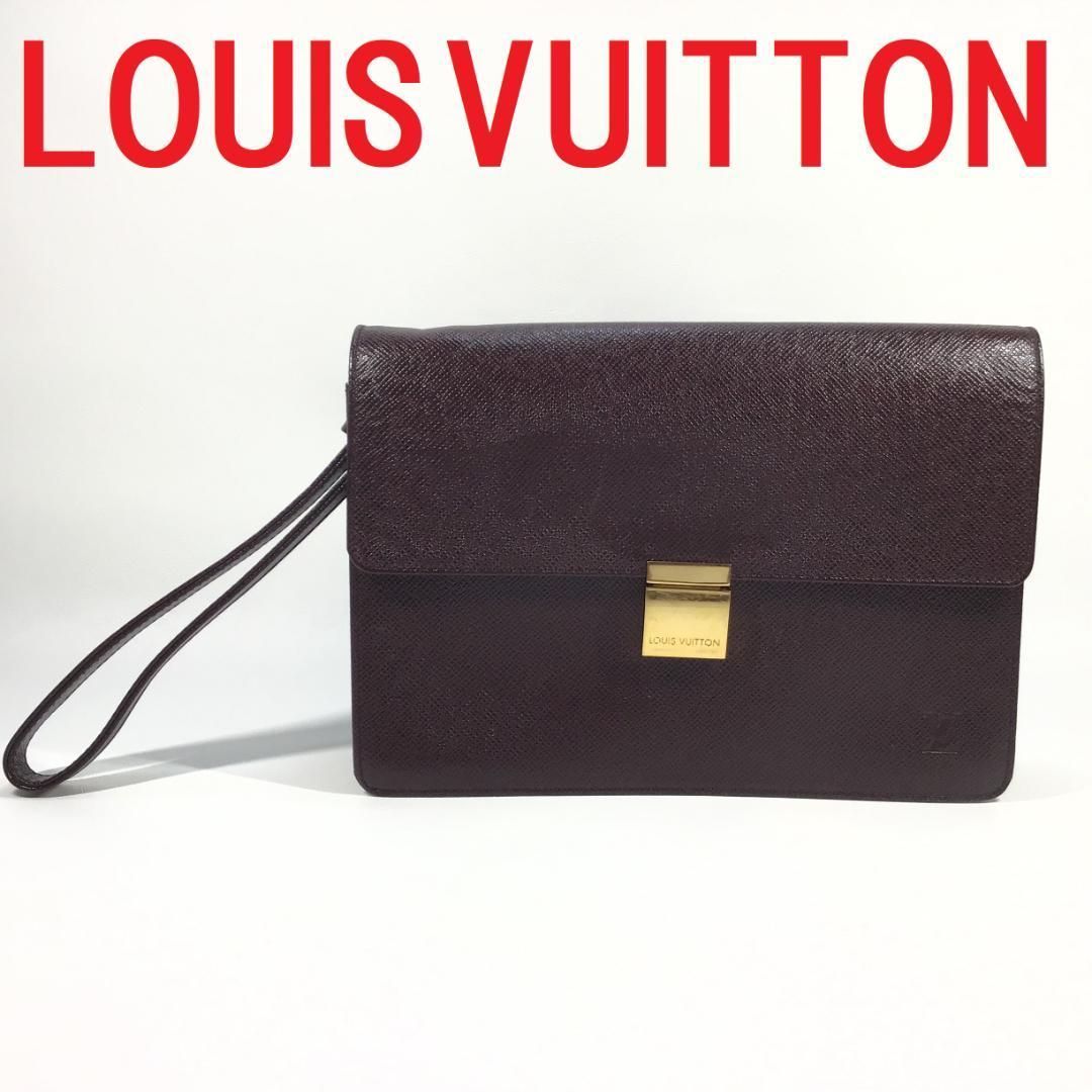 LOUIS VUITTON タイガ セレンガ セカンドバッグ うてる クラッチバッグ 黒