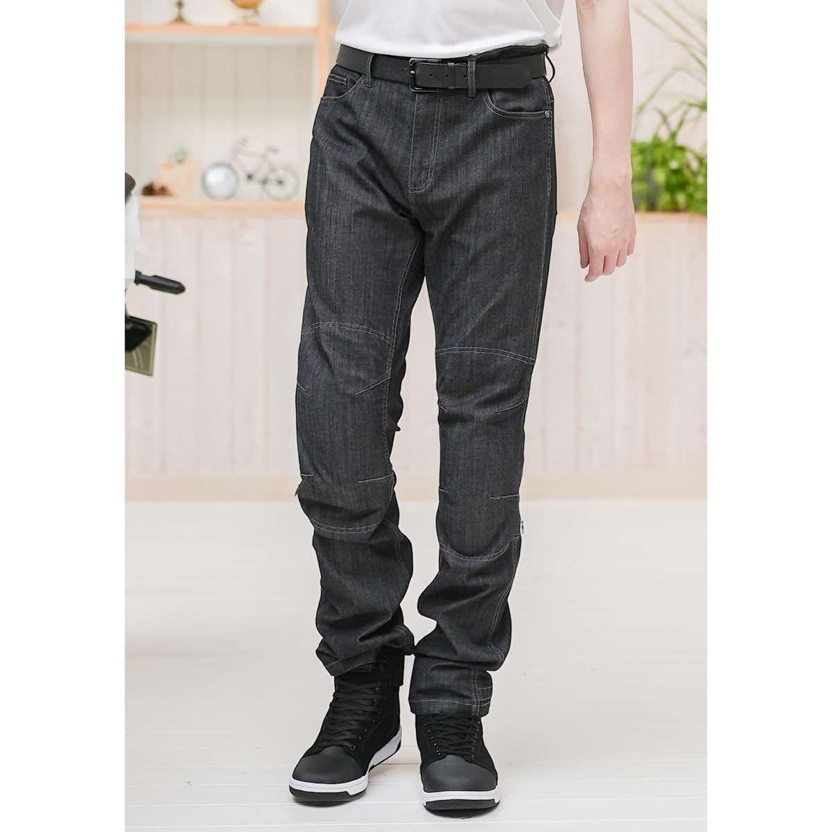 コミネ バイク用 07-756 WJ-756R エニグマライト CMAX クールジーンズ Black WXL