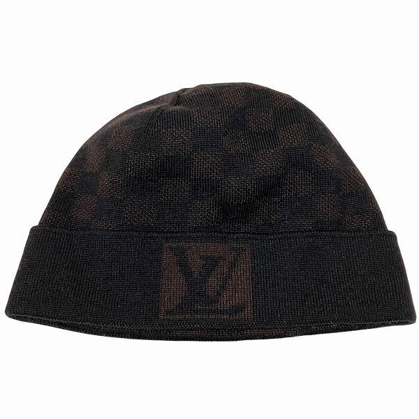 【専用】【試着のみ】ルイ・ヴィトン　　　　　 ニットキャップ　ボネ・プティダミエ LOUIS VUITTON】ルイ・ヴィトン ボネ プティ M70011 ニット