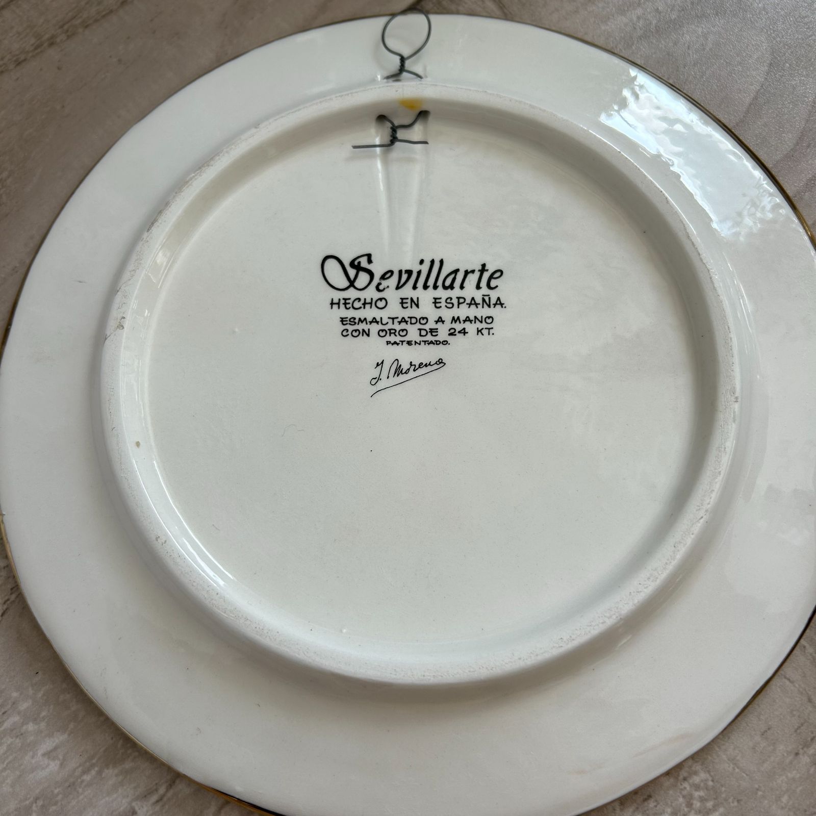 スペイン セビリア焼 飾り皿 CEARCO ORO DELEY 24K 他 スペイン セビリア焼 飾り皿 CEARCO ORO DELEY 24K 他 CEARCO