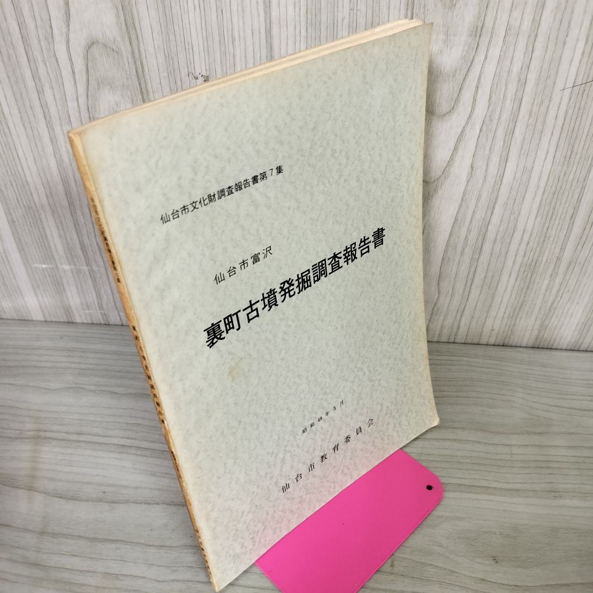 仙台市文化財調査報告書第7集 仙台市富沢裏町古墳発掘調査報告書