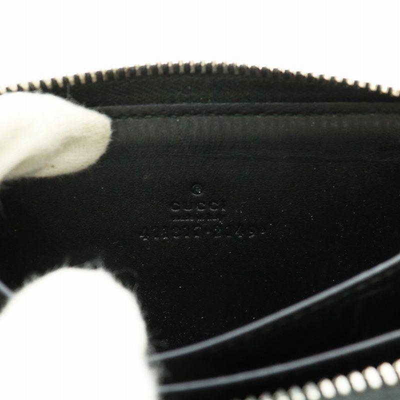 グッチ GUCCI カードケース 小銭入れ コインケース PVC レザー