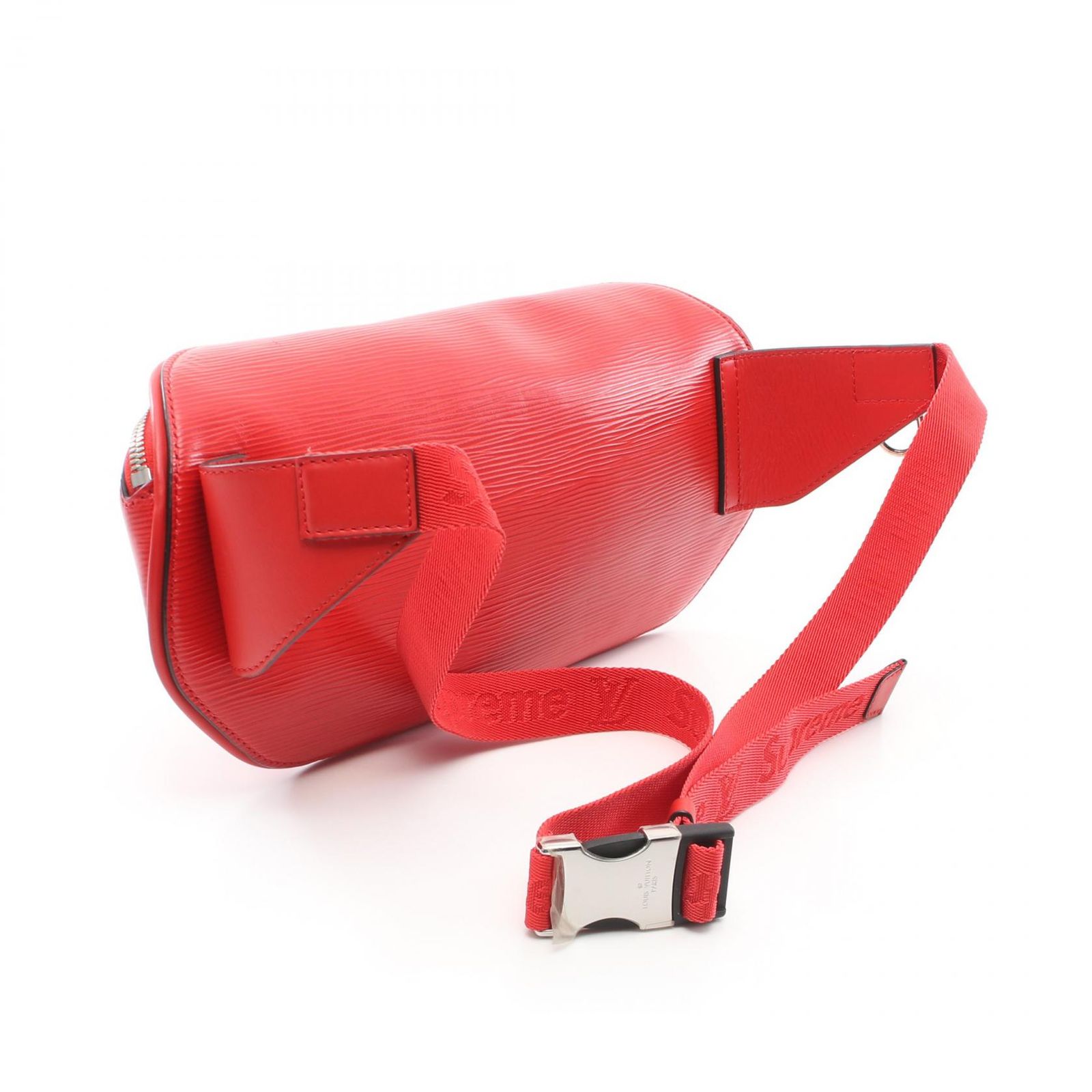 ルイヴィトン × シュプリーム】エピ バムバッグM53418レッドボディ