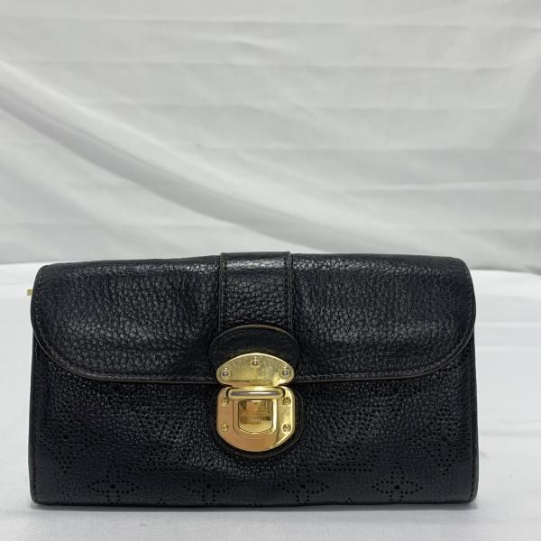 LOUIS VUITTON マヒナポルトフォイユリス ノワール 長財布 ブラック M58136 19