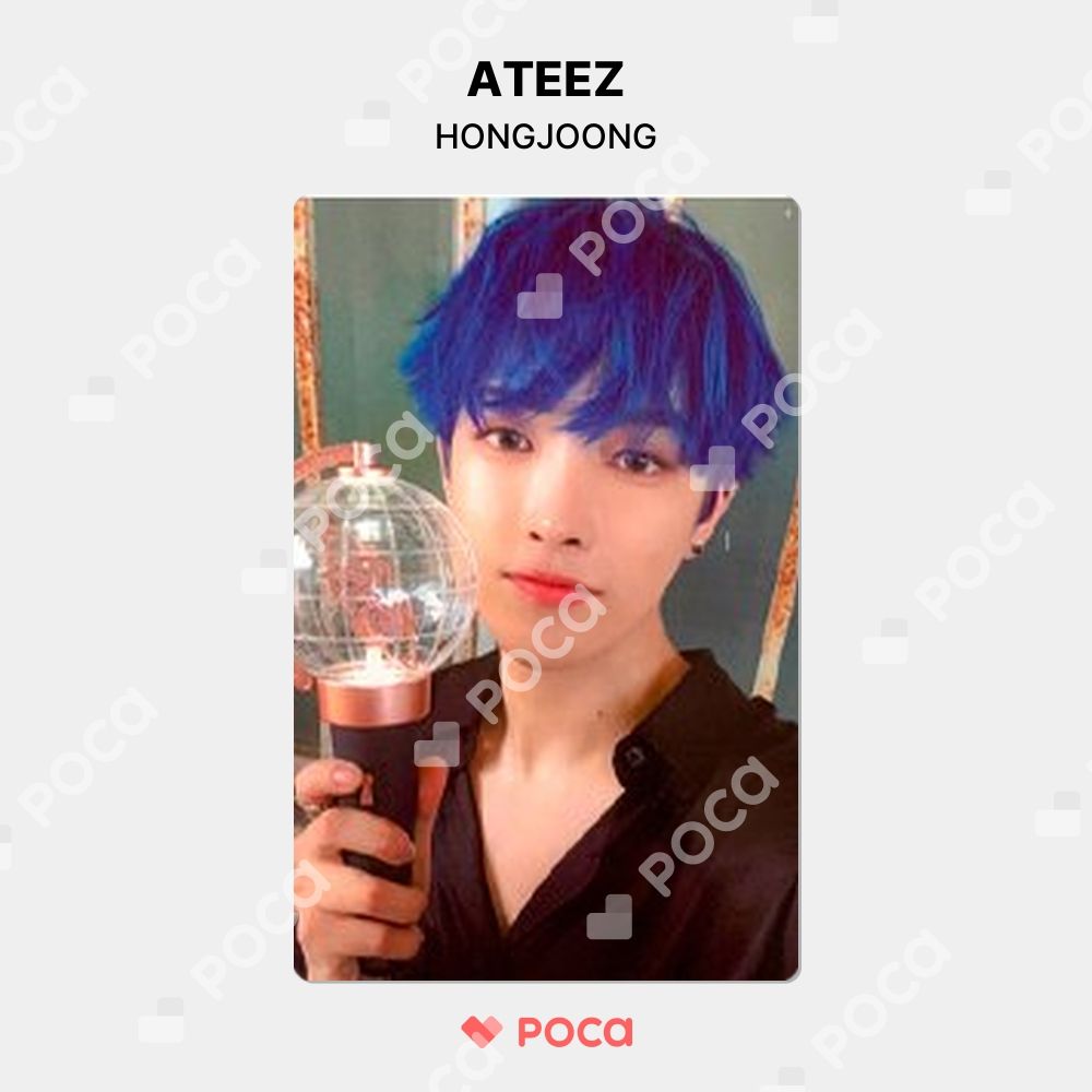 ATEEZ シーグリ トレカ ホンジュン ATEEZ ホンジュン トレカ OFFICIAL LIGHT STICK CASE 公式