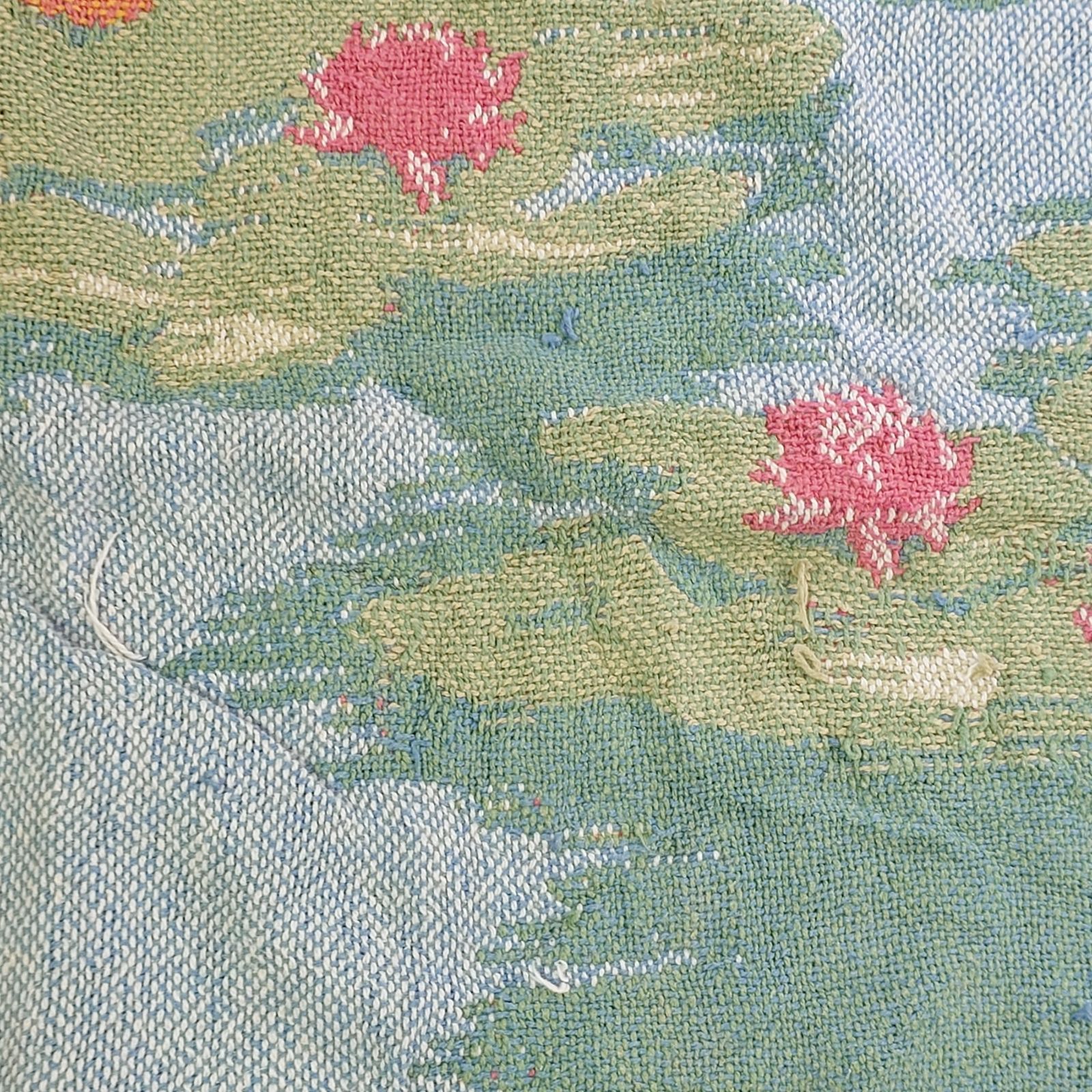 vintageラグ カーペット モネの庭 絵画 1325 - メルカリ