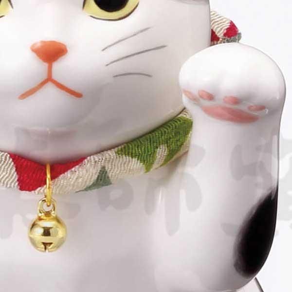 飼い猫モチーフ 招き猫（斑猫・ハチワレ） 置物 ◎2個目～大幅値引き