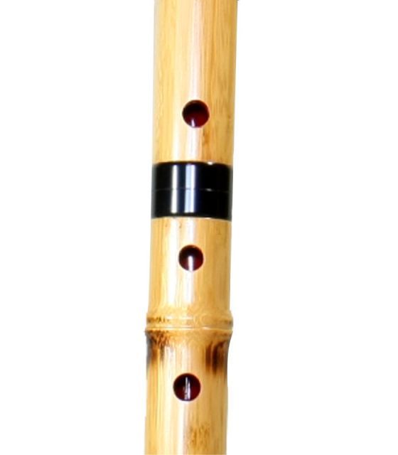種類15 15 琴古流2尺 音孔追加 6穴ツ 4400円 蝴蝶宝 尺八 合竹 直管 節あり 継ぎ手あり 1尺9寸 2尺 正律管 0103
