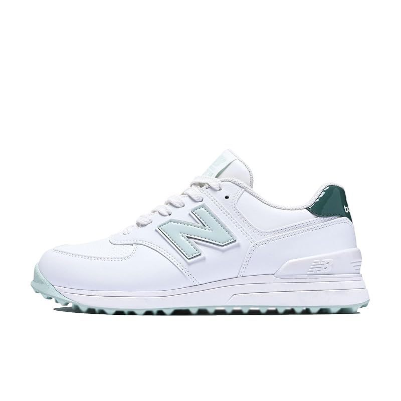 ニューバランス ゴルフシューズ 574 v3 WGS574 スパイクレス レディース Q3 WHITE|GREEN 24.5 cm 2E 1