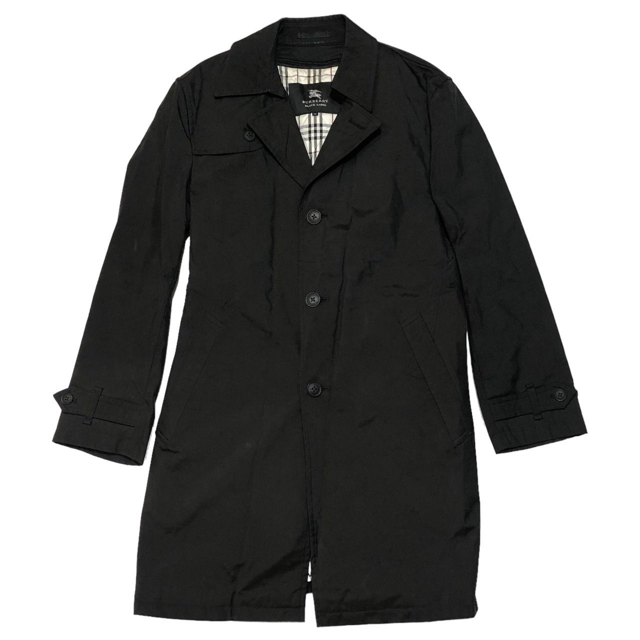 BURBERRY BLACK LABEL ライナー付き ステンカラーコート M