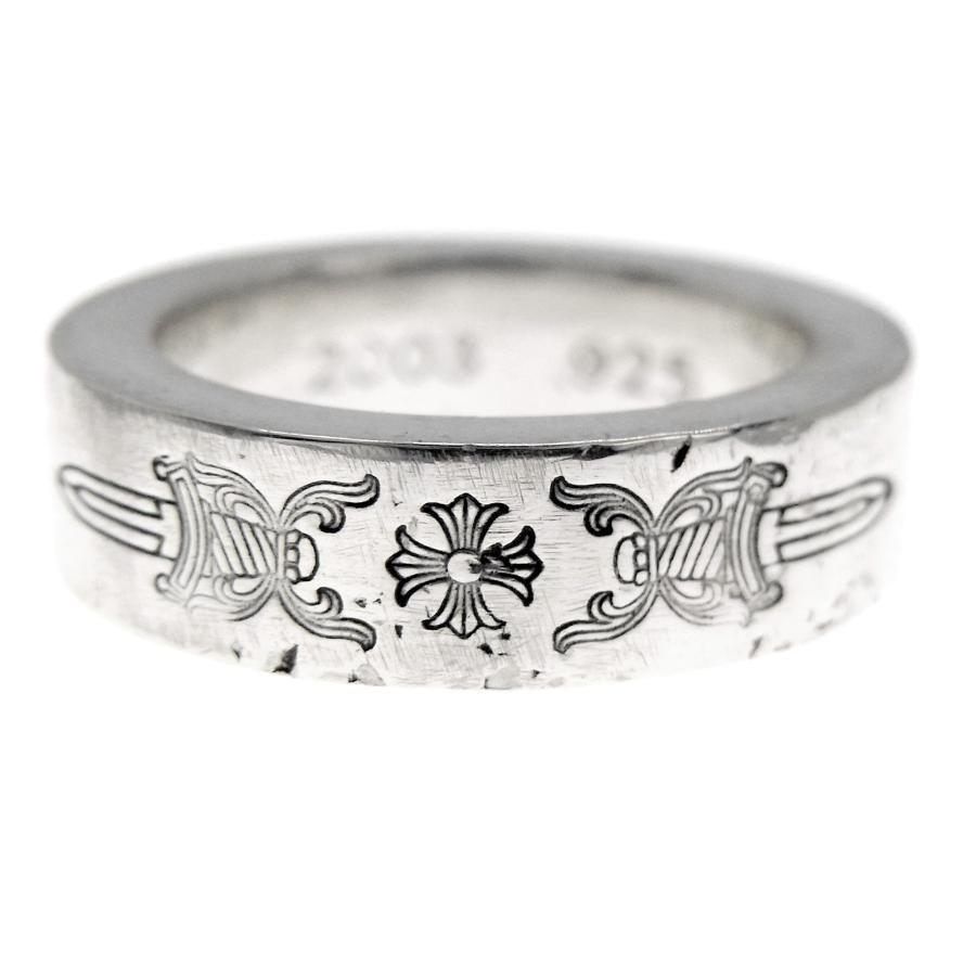 クロムハーツ CHROME HEARTS 【 6mm SPECER DGR PLS 】 スペーサー ダガー プラス シルバー リング　35900