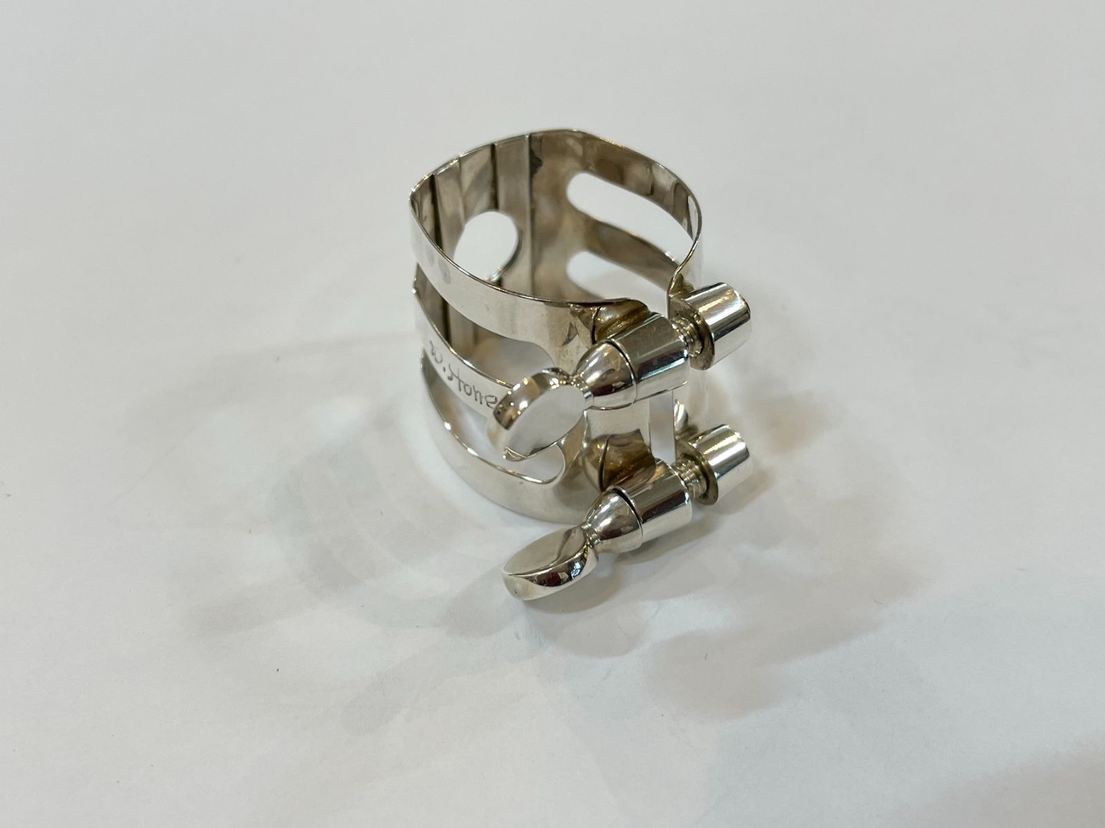 ウッドストーン クラリネットリガチャー 総銀 西巣鴨