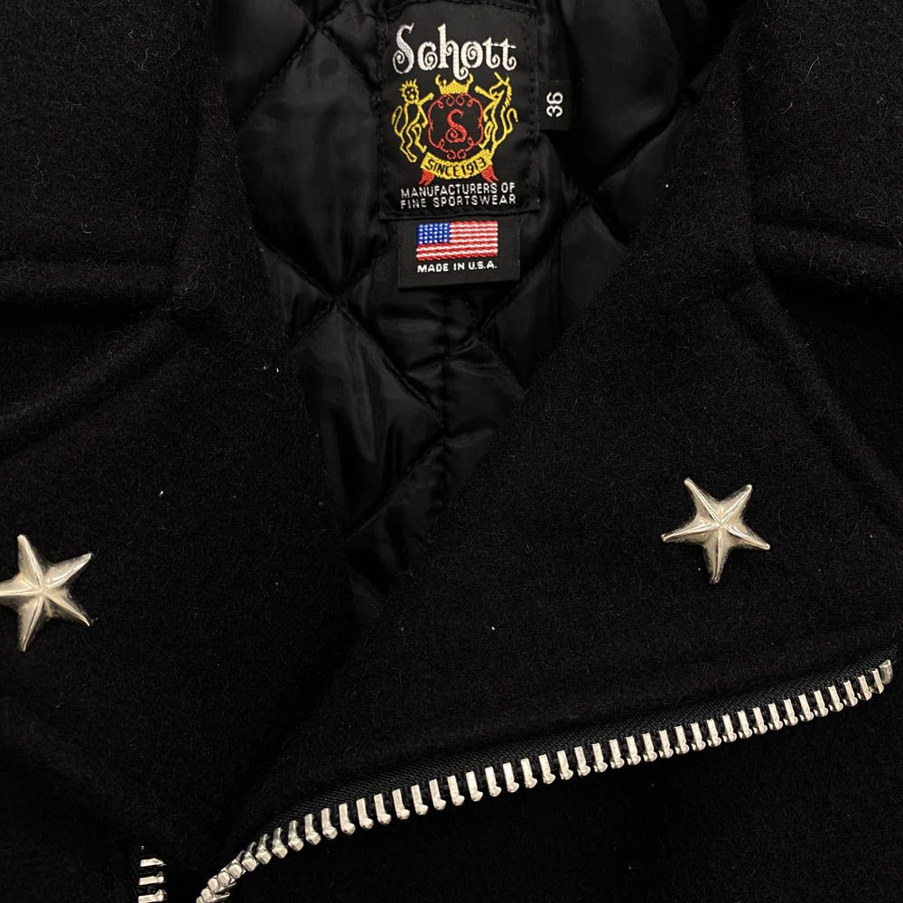 schott ショット ワンスター メルトン ダブルライダース