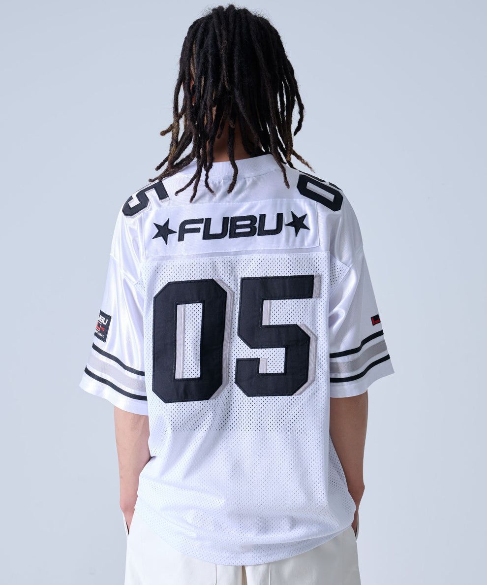 新作】【FUBU／フブ・オリジナルゲームシャツ（ホワイト