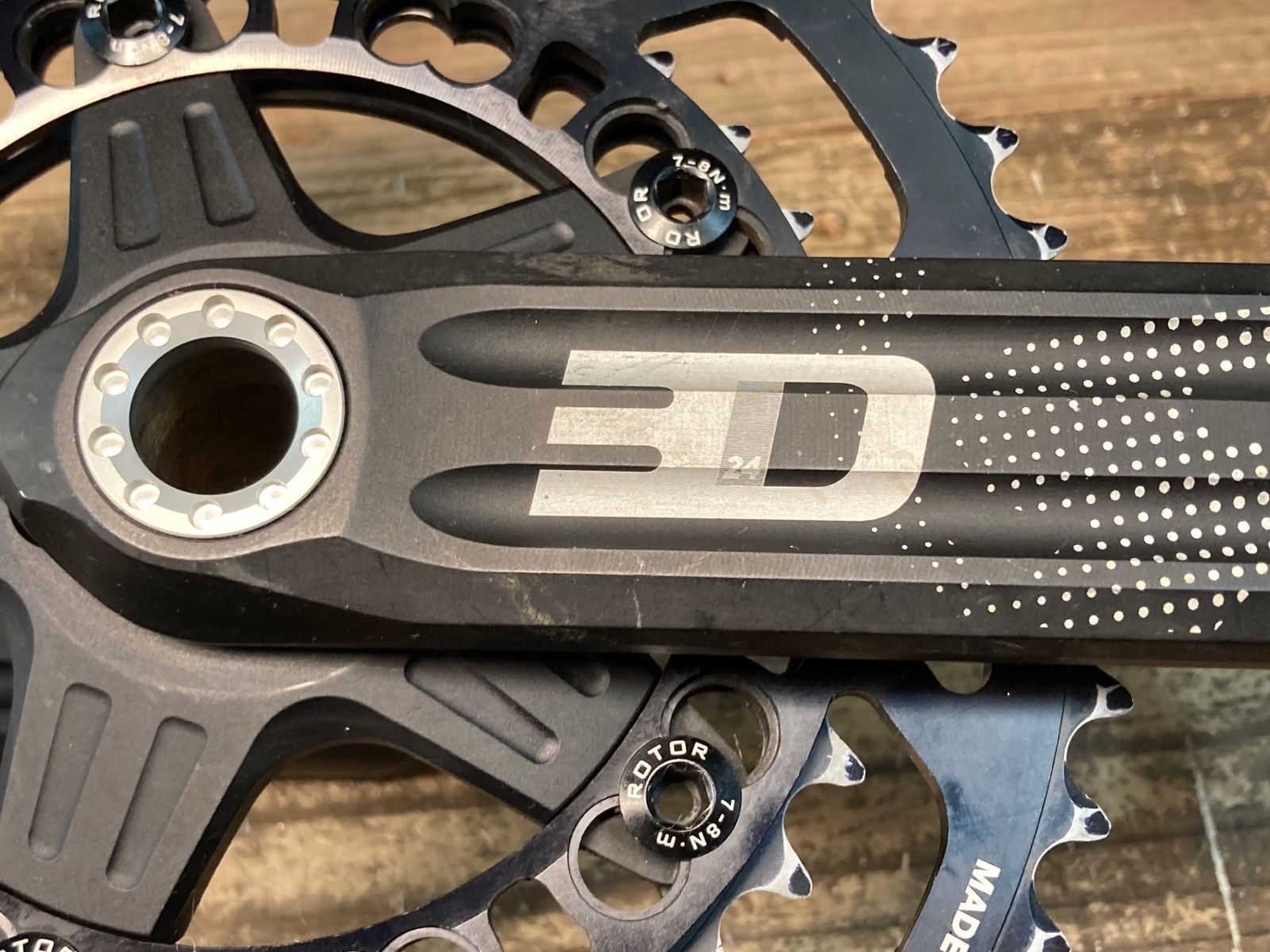 rotor クランクセット ROTOR 3DFクランクセット 34T ブラック ROTOR