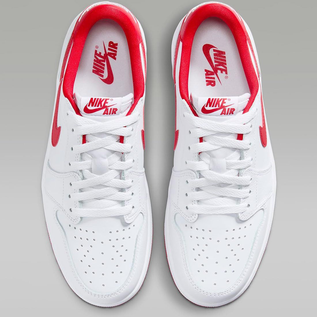 [ナイキ] エア ジョーダン 1 ロー OG AIR JORDAN 1 LOW OG ホワイト/ホワイト/ユニバーシティレッド CZ0790-161 日本国内正規品 27.0cm [ホワイト/ホワイト/ユニバーシティレッド] [27.0 cm]