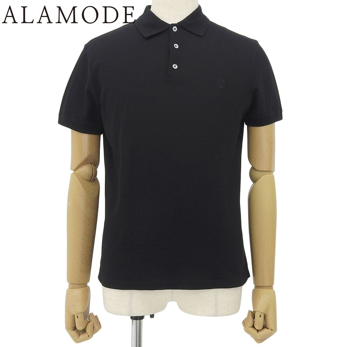 LOUIS VUITTON ルイ ヴィトン クラシックショートスリーブピケポロ ポロシャツ 2021年 RM211Q 半袖 トップス アパレル S コットン ノワール ブラック黒 1A1S88 メンズ 40802156581 アラモード