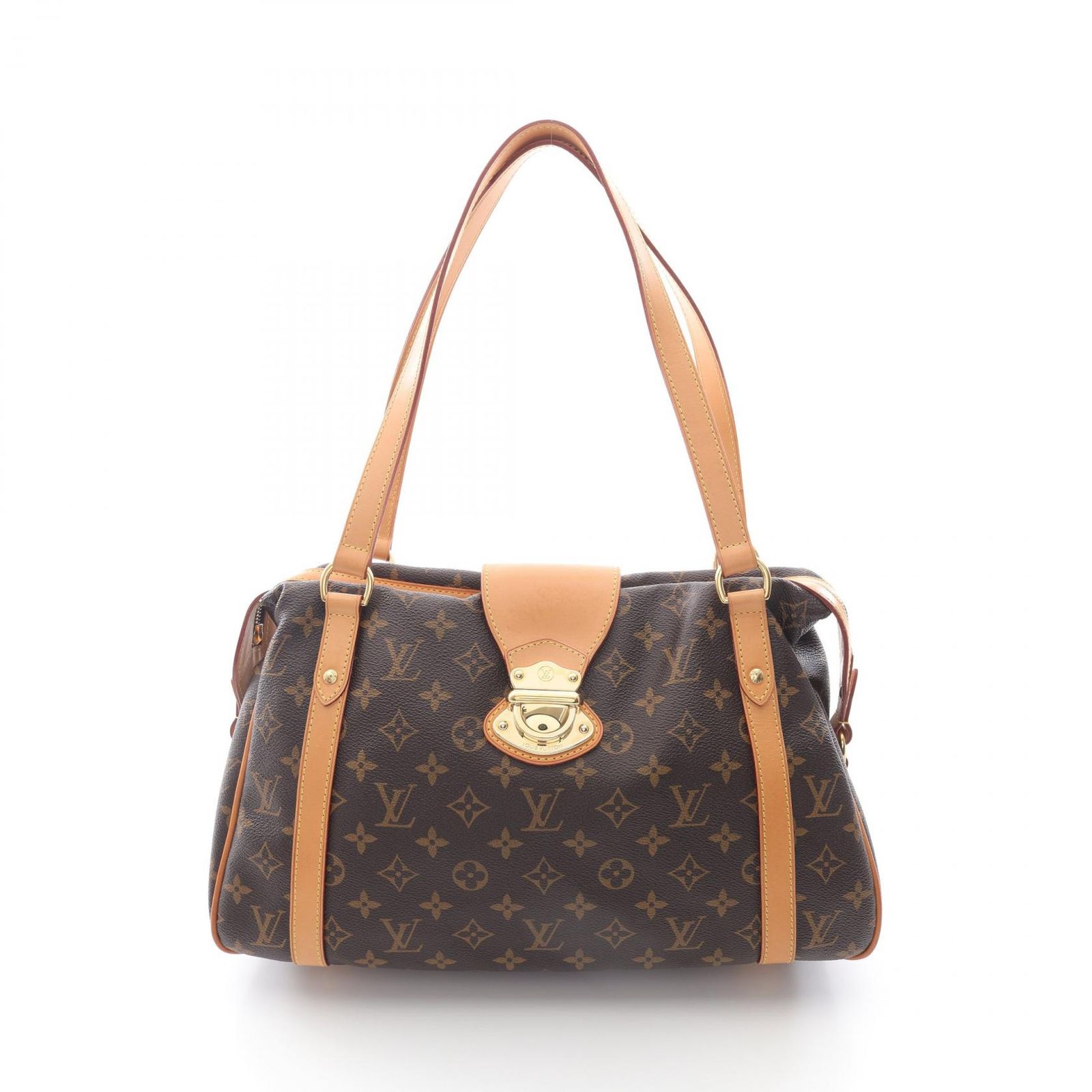 ルイ ヴィトン LOUIS VUITTON ショルダーバッグ ストレーザPM モノグラム M51186 PVCコーティングキャンバス レザー ストレーザPM レディース Used A