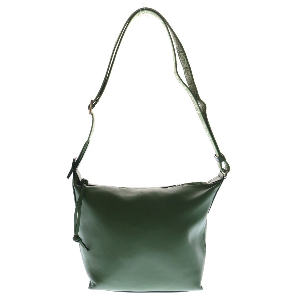 LOEWE オリーブグリーン ショルダーバッグ 美品LOEWE ロエベ オリーブグリーン ショルダーバッグ