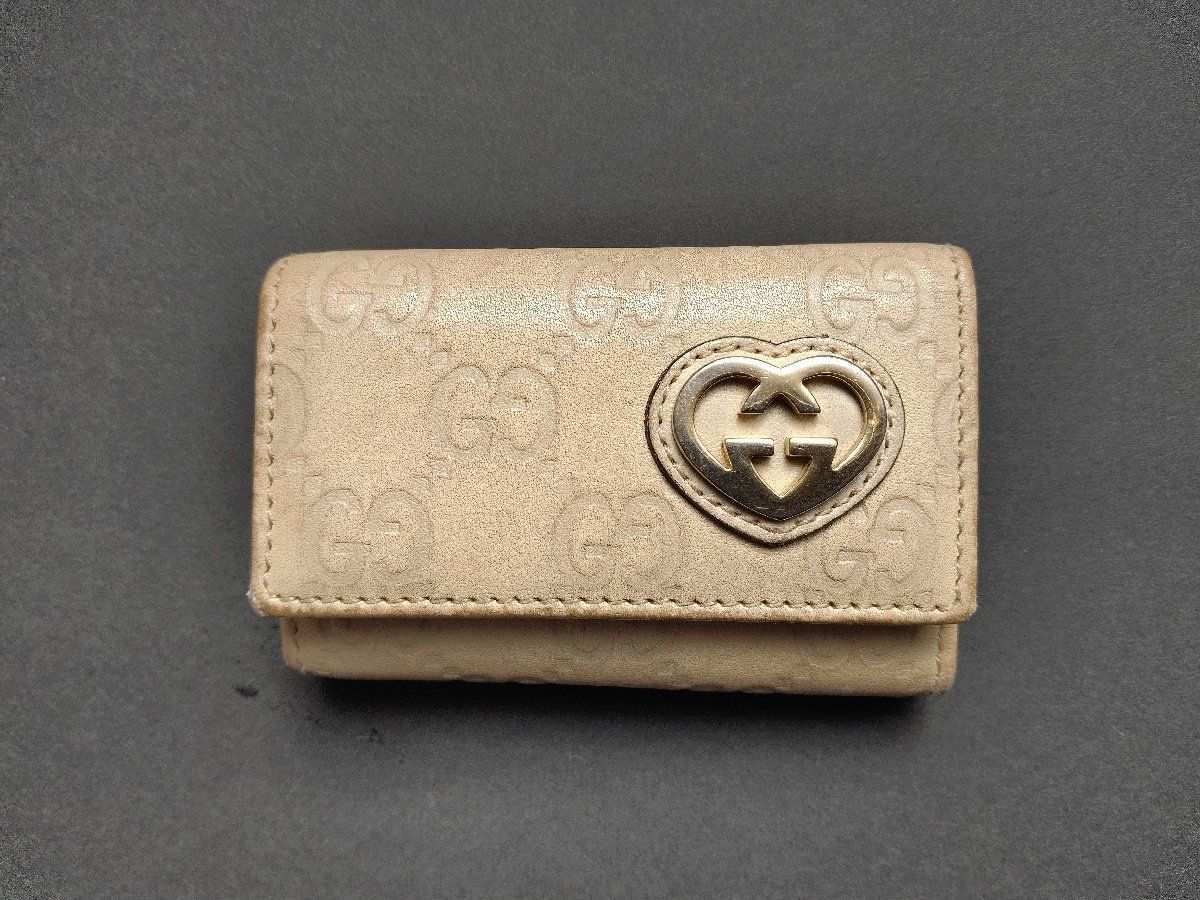 ●グッチ　シマ６連キーケース　ラブリーGG柄/mo-A-204-2685-1 ○GUCCI グッチ シマ6連キーケース ラブリーGG柄＊-mo-A-204