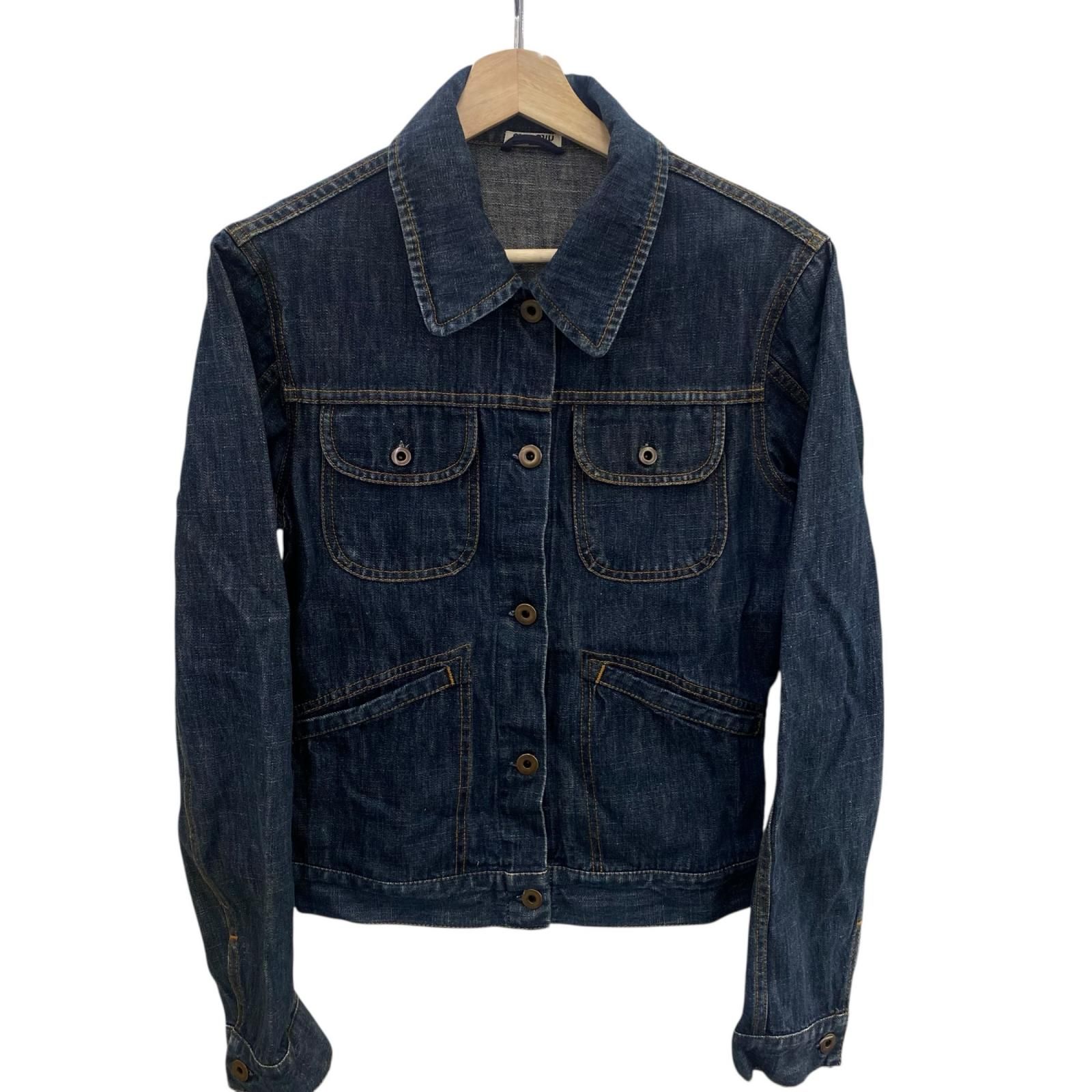186005 MIUMIU ミュウミュウ 00s archive denim jacket デニム