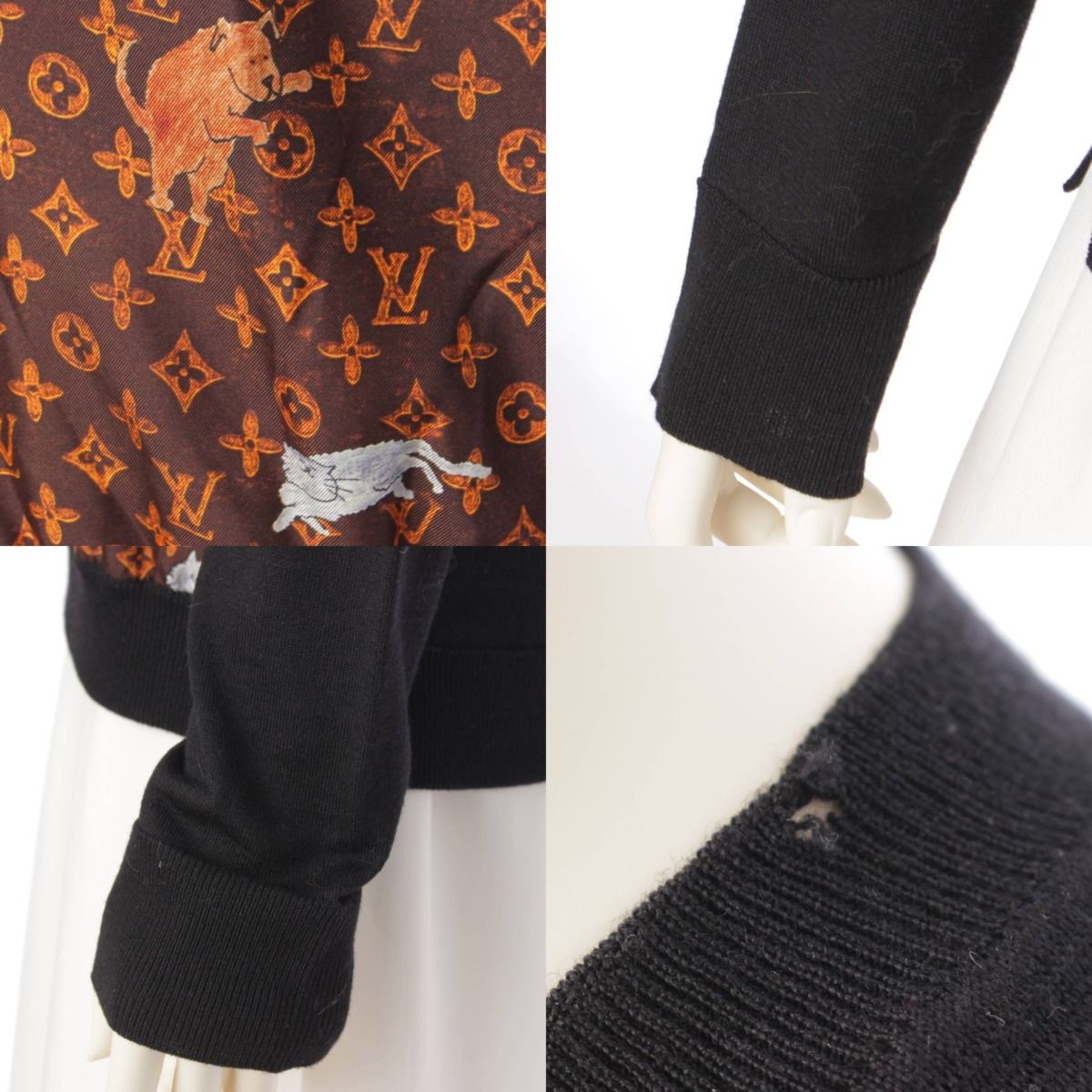 ルイヴィトン Louis Vuitton 19SS キャットグラム ニット プルオーバー 