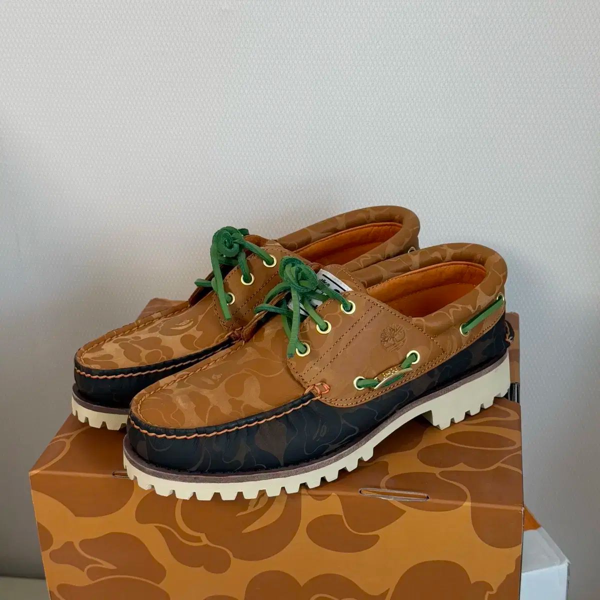 Timberland ティンバーランド x A BATHING APE アベイシングエイプ ボートシューズ