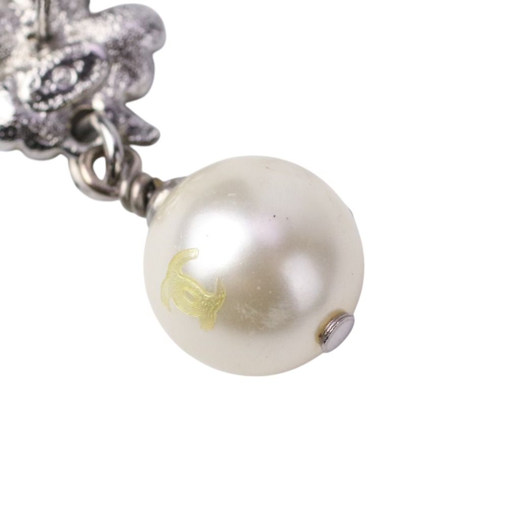 CHANEL シャネル 15P フェイクパール ラインストーンクローバー