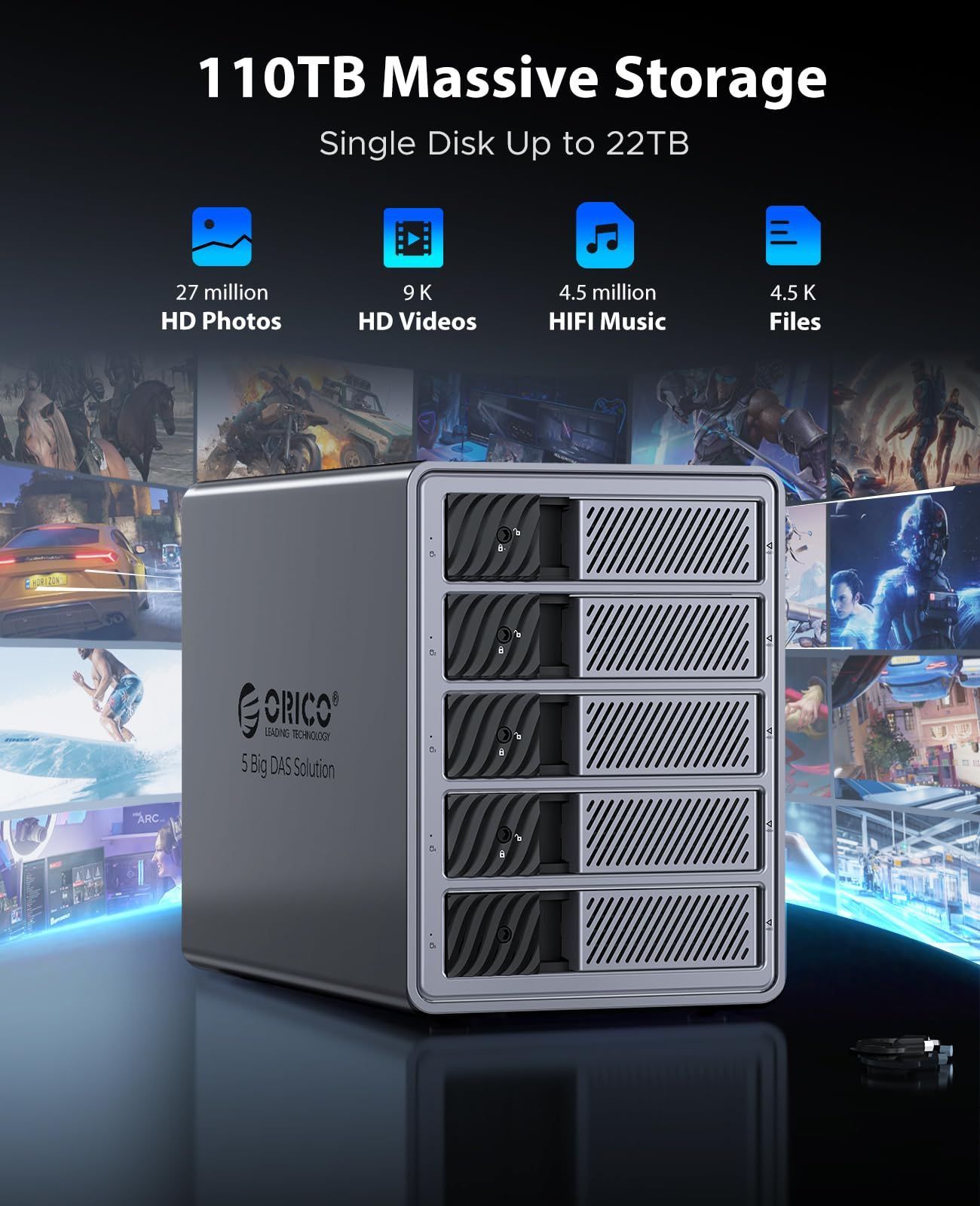 セーフティーロック機能付き 外付けハードディスクケ