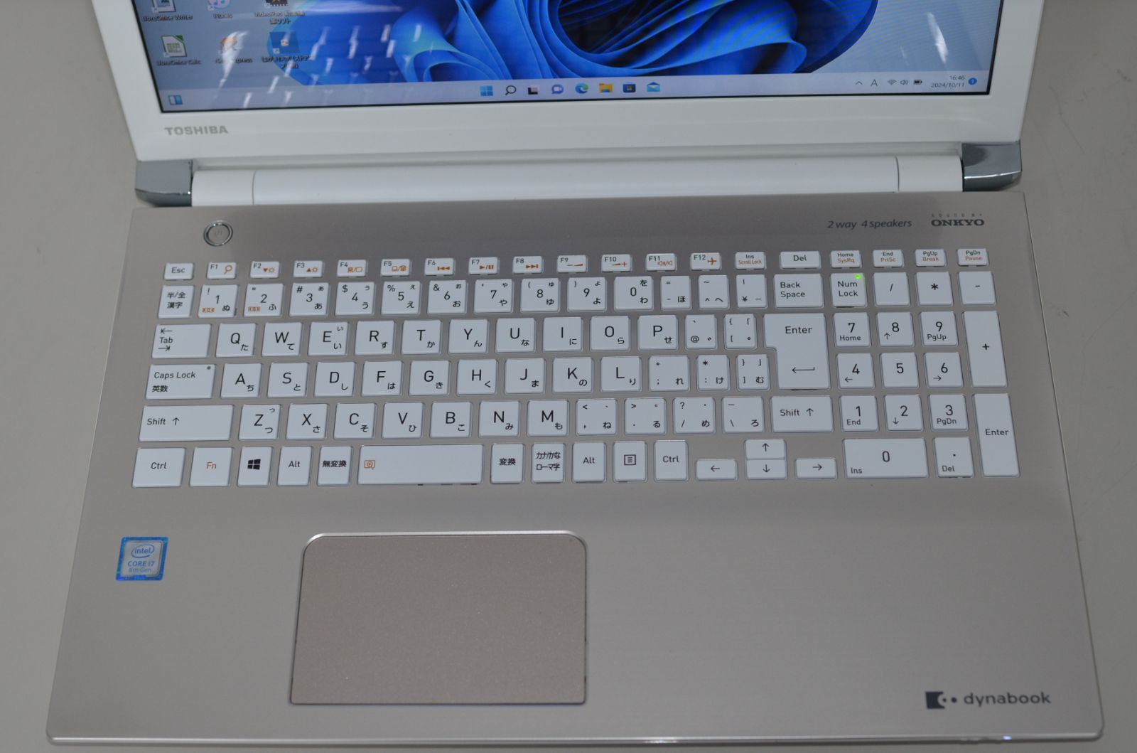 中古良品ノートパソコン 東芝 T75/GGD Windows11+office 爆速SSD512GB 高性能 i7-8550U/メモリ8GB/15.6インチ/ブルーレイ/WEBカメラ搭載  - メルカリ