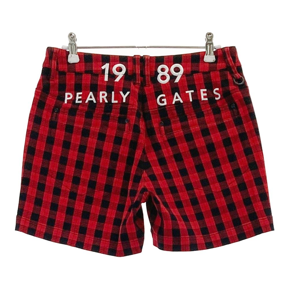 新品タグ付きPEARLY GATES レディース花柄ストレッチパンツ