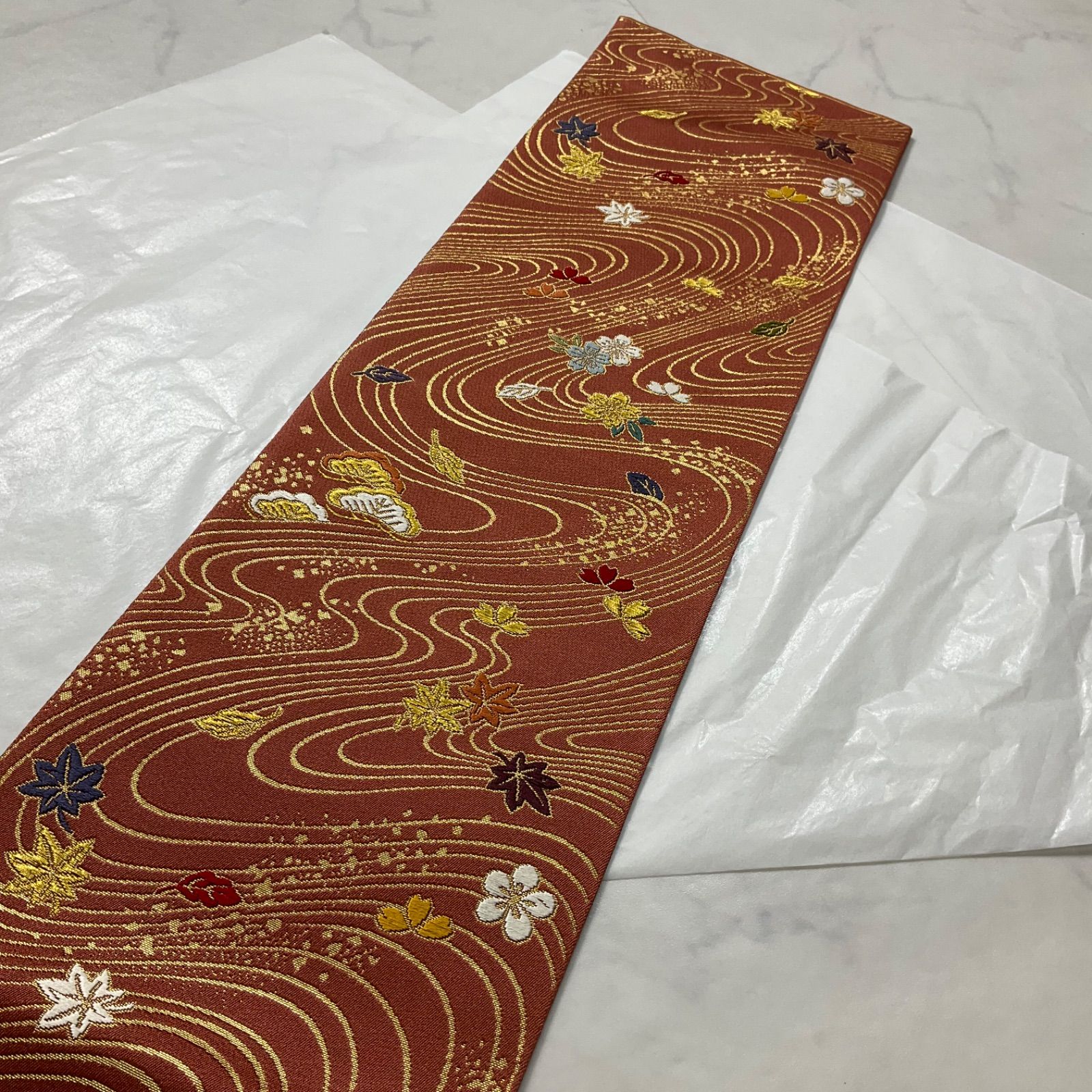 kimono+one○未使用○最高級西陣織○唐織○正絹○リバーシブル