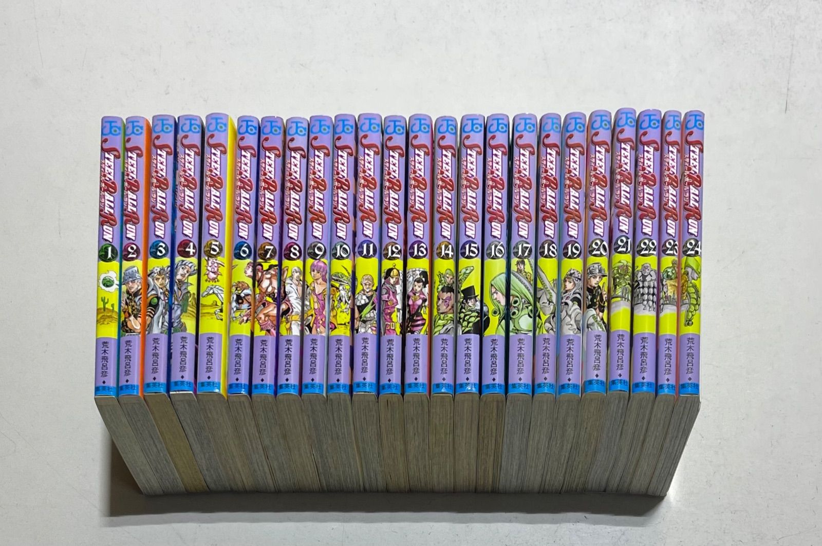 ジョジョの奇妙な冒険 Part7 STEEL BALL RUN コミック 全24巻完結セット 荒木飛呂彦 集英社