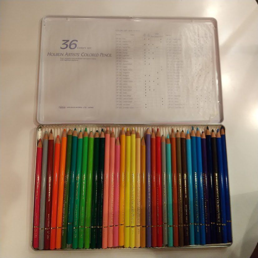 ホルベイン アーティストカラー色鉛筆 36色セット