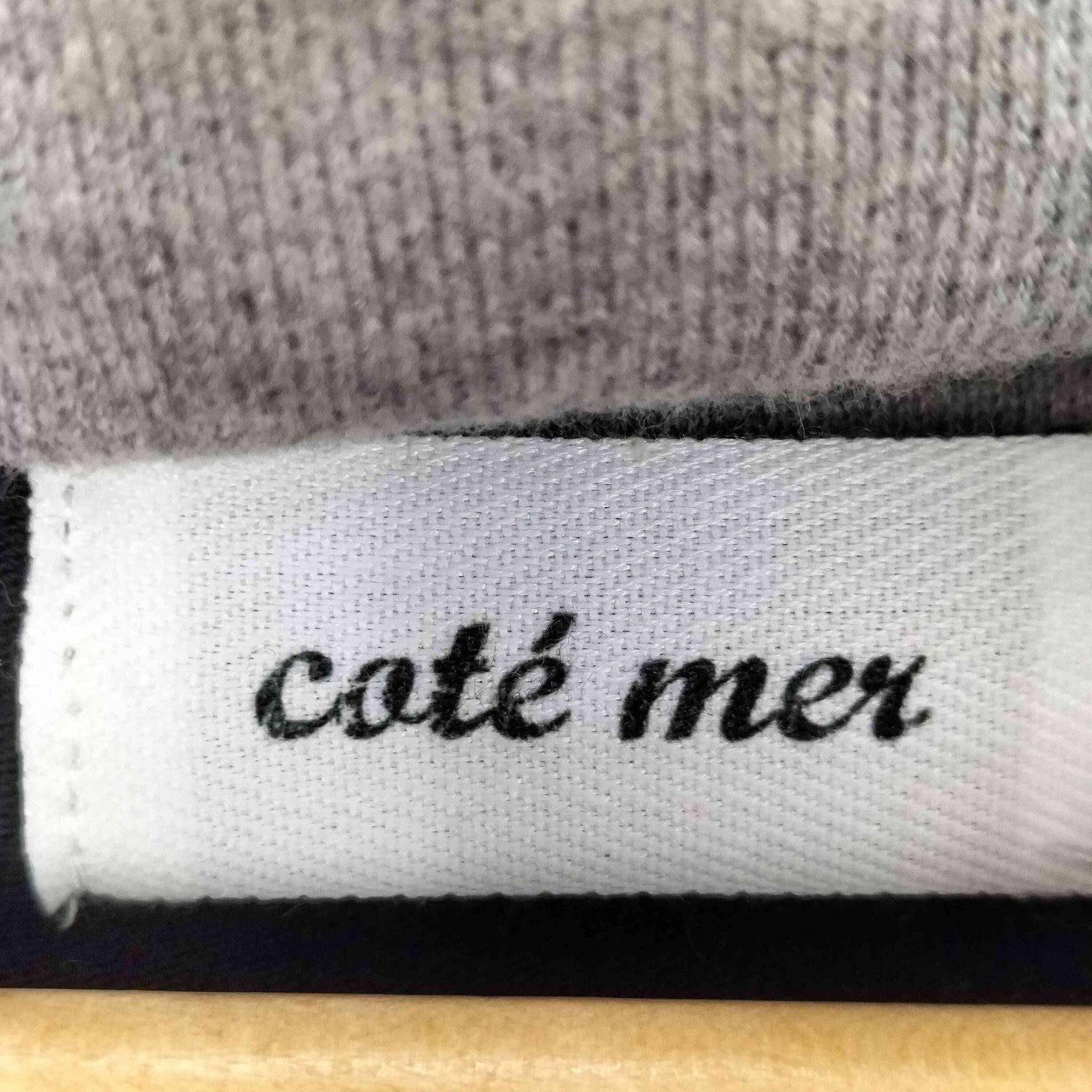 コートメール Cote mer ペイントデザイン レイヤードプルオーバー 