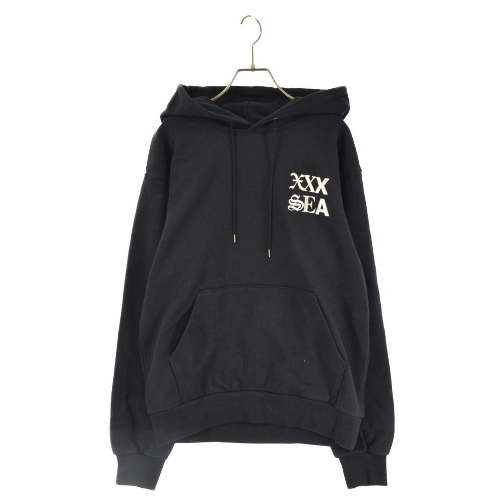 WIND AND SEA (ウィンダンシー) ×GOD SELECTION XXX LOGO PRINT HOODIE