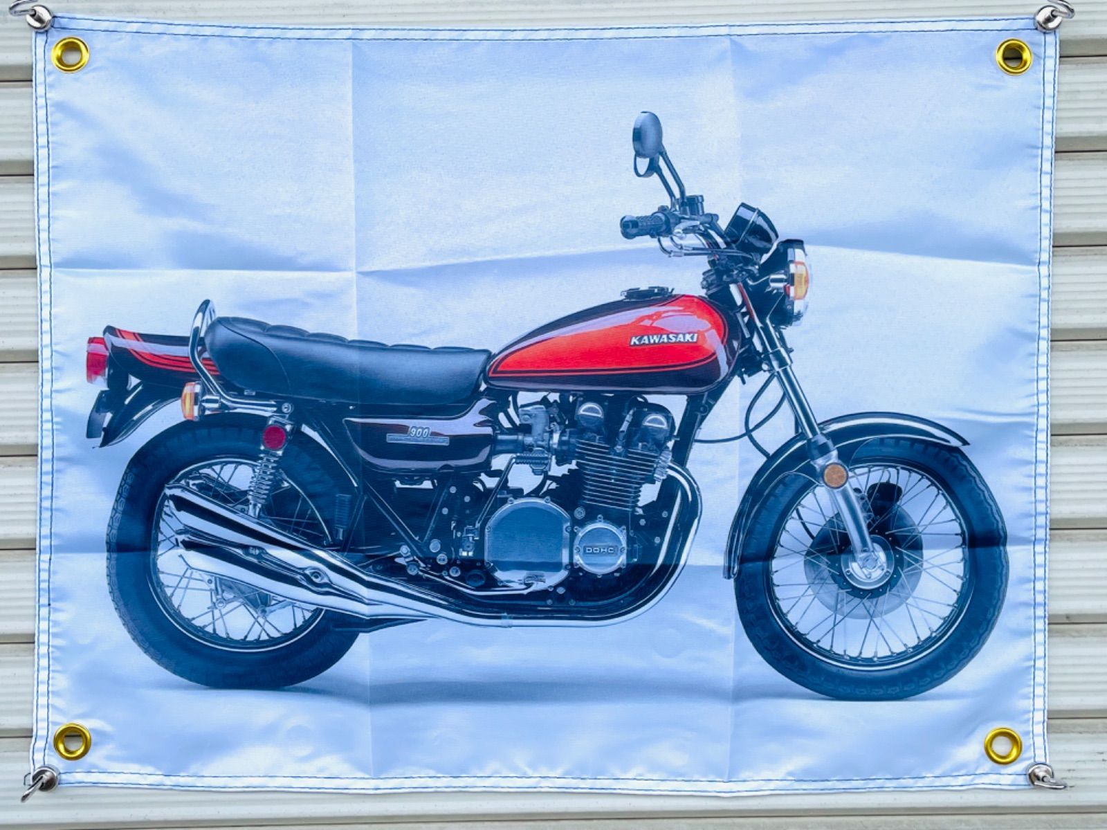フラッグ Z1 Z2 バナー Z900 カワサキ W1 W3 - CB GT Kawasaki Z400FX