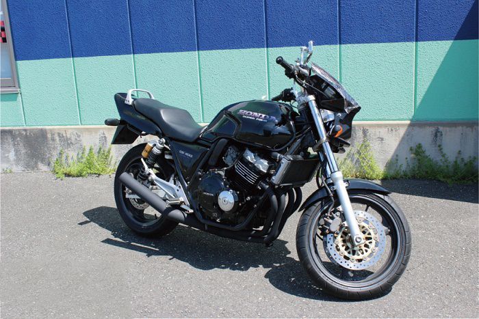 cb400sf nc31 マッドマックスショート管 MAD MAX MADMAX製 機械曲げ ショート管マフラー CB400SF NC31
