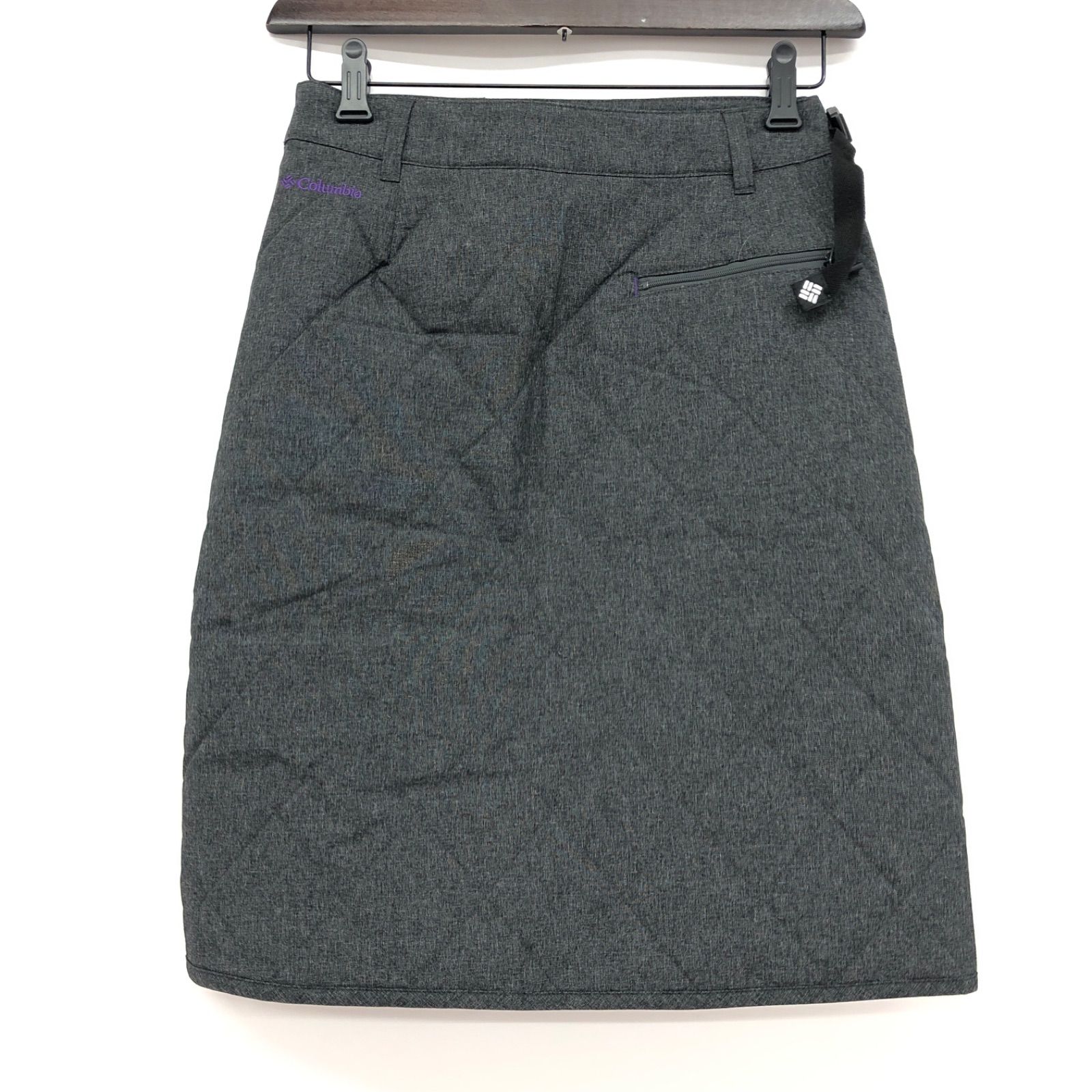 ☆美品☆コロンビア オムニヒート ラップスカート グレー - メルカリ 