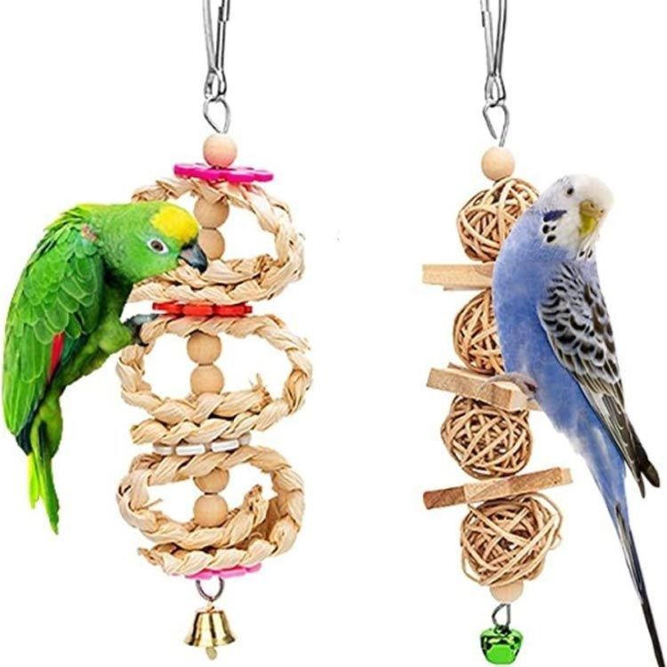 小鳥用ブランコ、バードトイ、おもちゃ （インコ おもちゃ 8点
