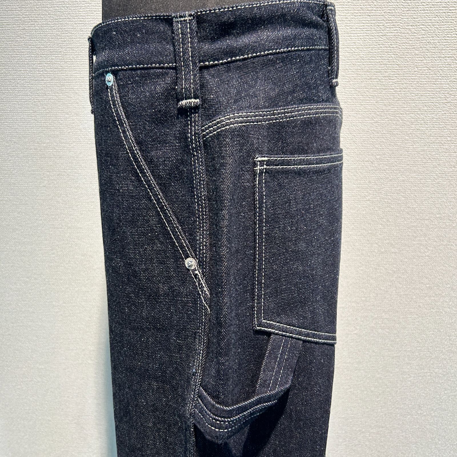 児島ジーンズ カスタムコンボパンツ W38 児島ジーンズ】 クォーターコンボパンツ 38インチ デニム x