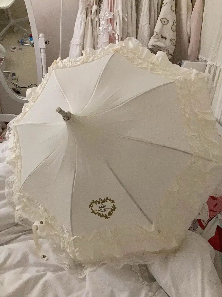 ♡ベイビーザスターズシャインブライト♡レースフリルアンブレラ♡傘