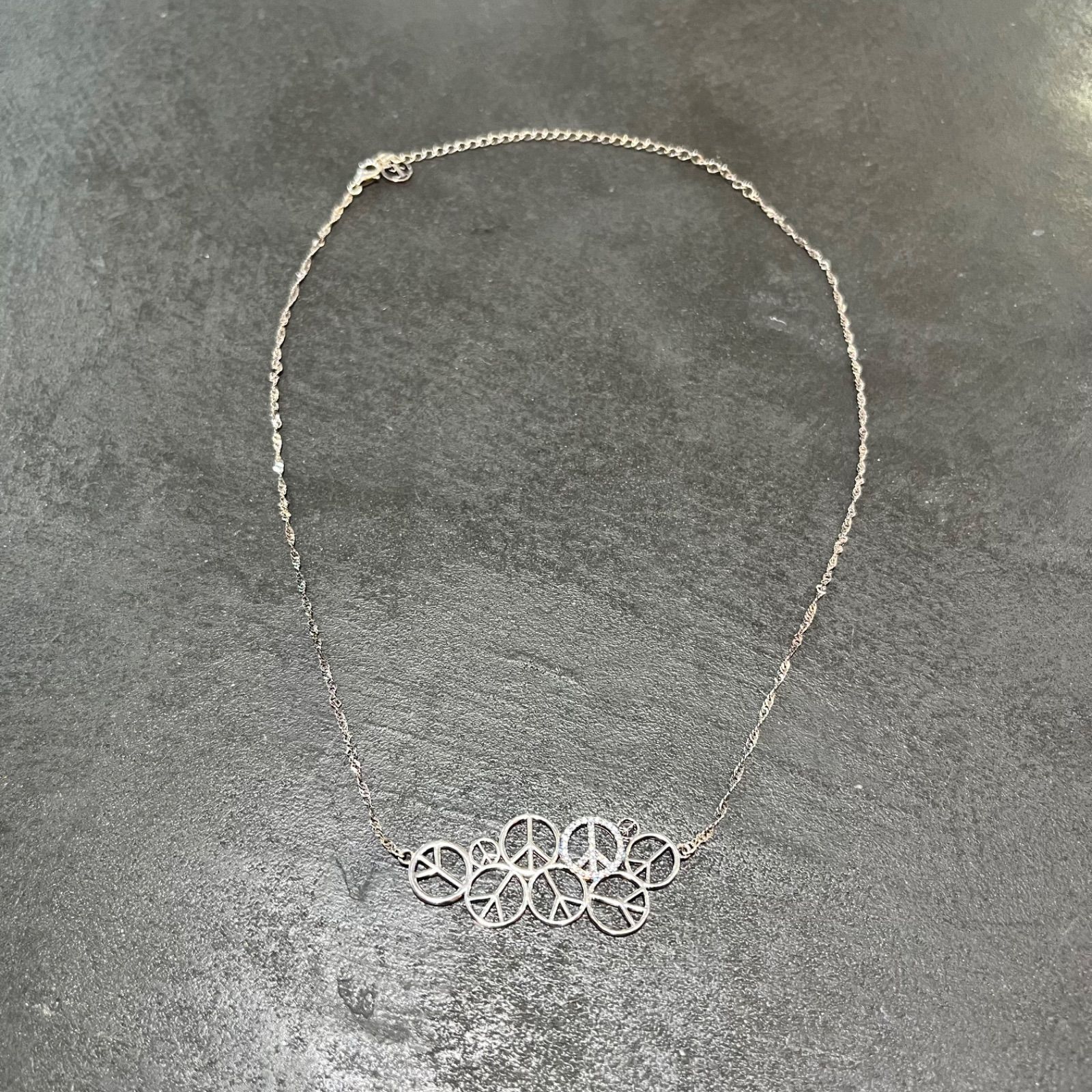 FAF Peace Necklace ネックレス　シルバー FAF(エフエーエフ)のPeace Necklaceの通販｜PALETTE art aliveの