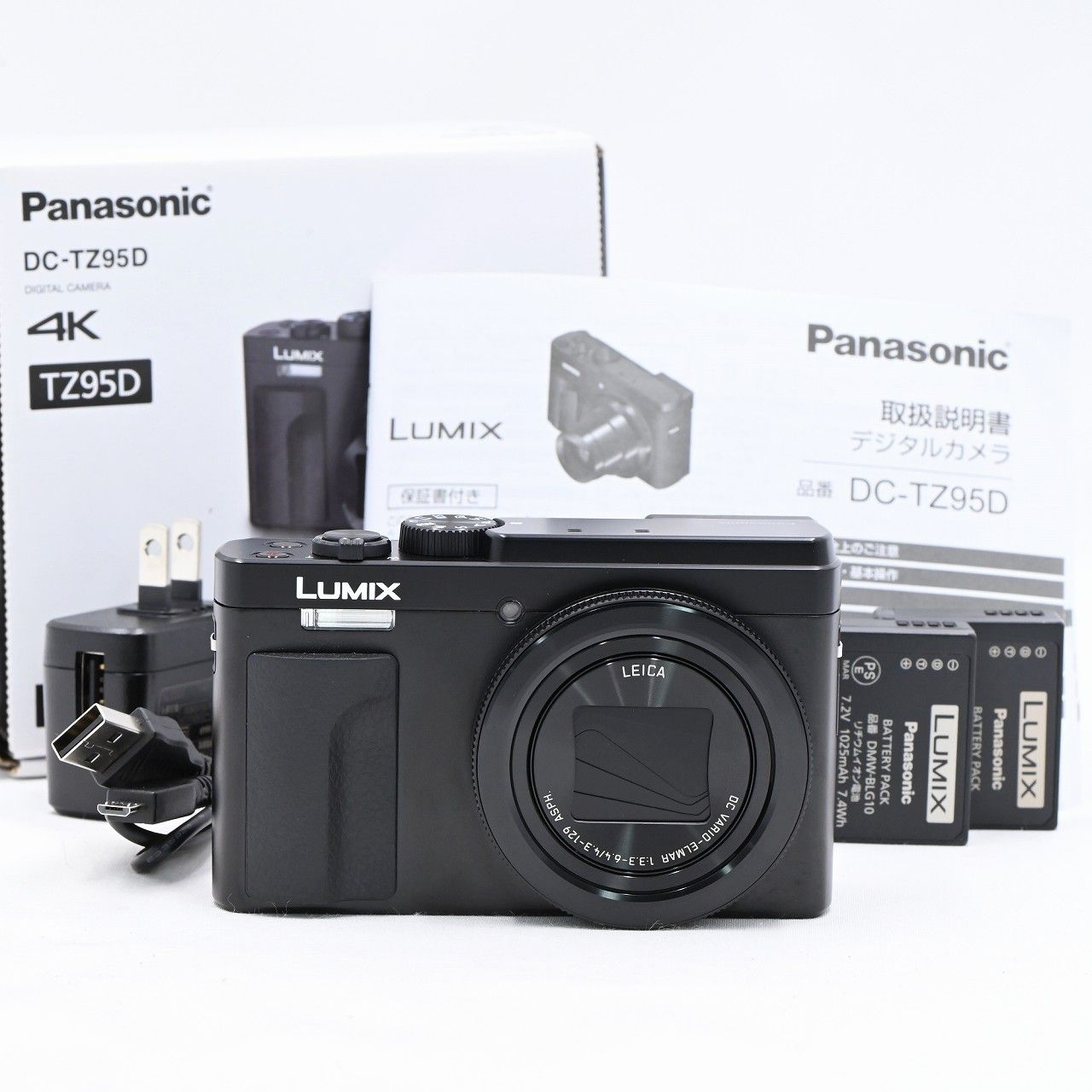 Panasonic/Lumix 土臭い デジタルカメラDC-TZ95D 中古 美品