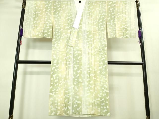 平和屋着物 京友禅 創作長襦袢 無双仕立て 舞桜間道 反端付き ♥ DZAA8349kh5