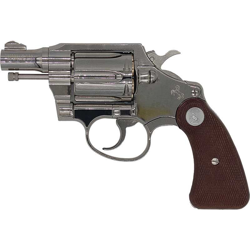 5月13日発売予定 タナカ モデルガン コルトディティクティブ .38 2インチ 2ndイシュー Rモデル ニッケルフィニッシュ
